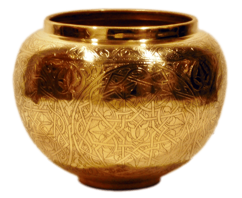 Brass Pot Planter