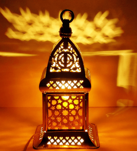 Moroccan Traditional Brass Table Lamp