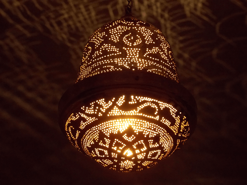 Moroccan Brass Pendant Lamp Shades 