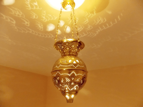 Brass Oriental Ceiling Lamp Shades