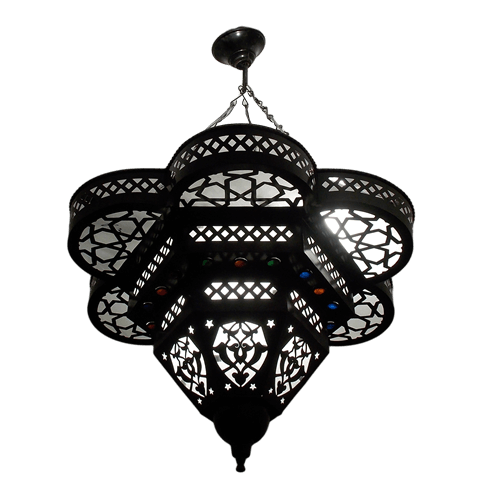 moroccan chandelier star shaped
