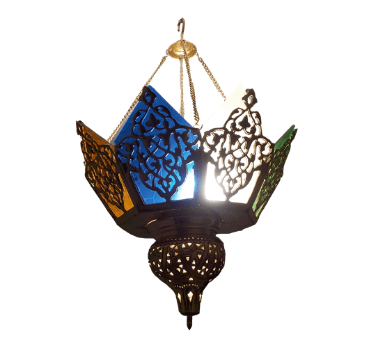 Moroccan Lantern crown-shaped
