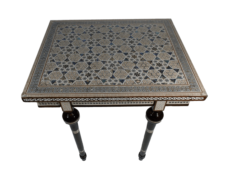Rectangular Mother of Pearl Moroccan coffee Side table Medium