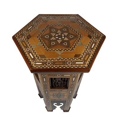 Moroccan Ornamented Mother of Pearl table