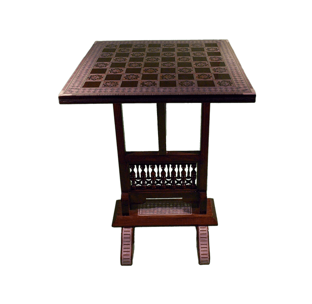 Handmade Moroccan Mother of Pearl Folding Chess Table